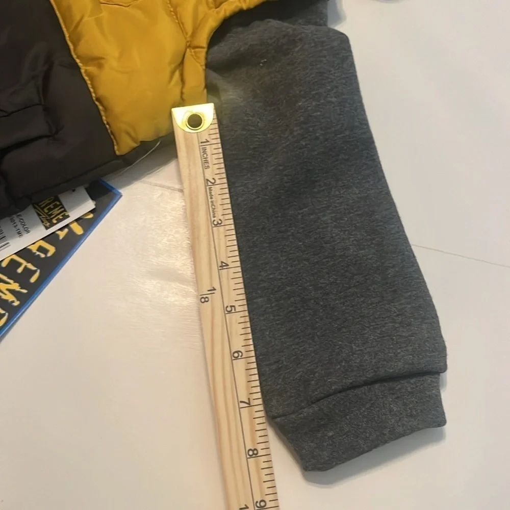 NWT iXtreme Boy's Midweight 2fer Vestee Yellow/Gray/Black Puffer Size 3T - Picture 6 of 10